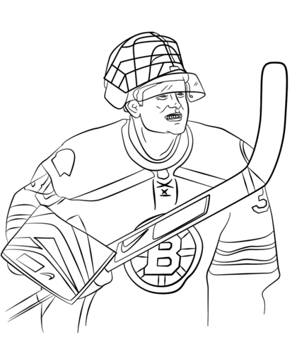 Tim Thomas Coloring Page